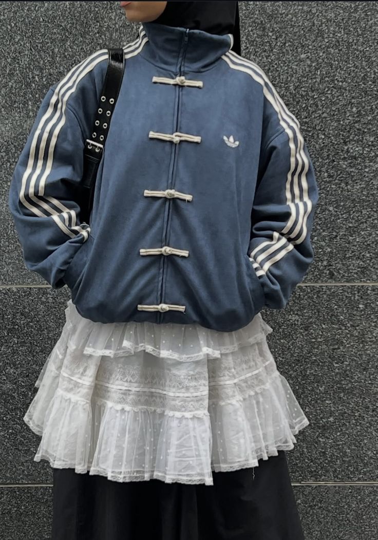 Lunar Blue Suede Street Jacket | CNY Special