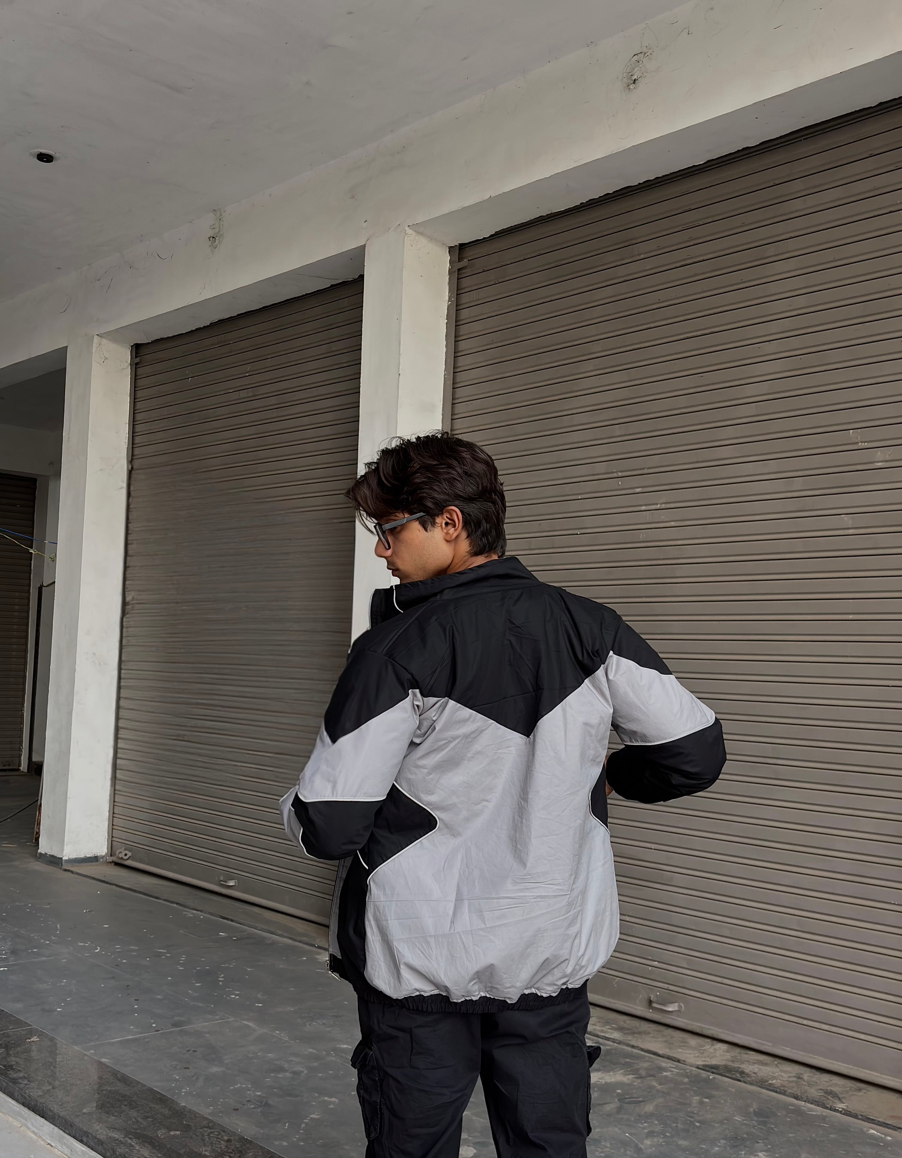 Uibok Reflective Parachute Summer Jacket – Lightweight, Breathable & Streetwear-Ready