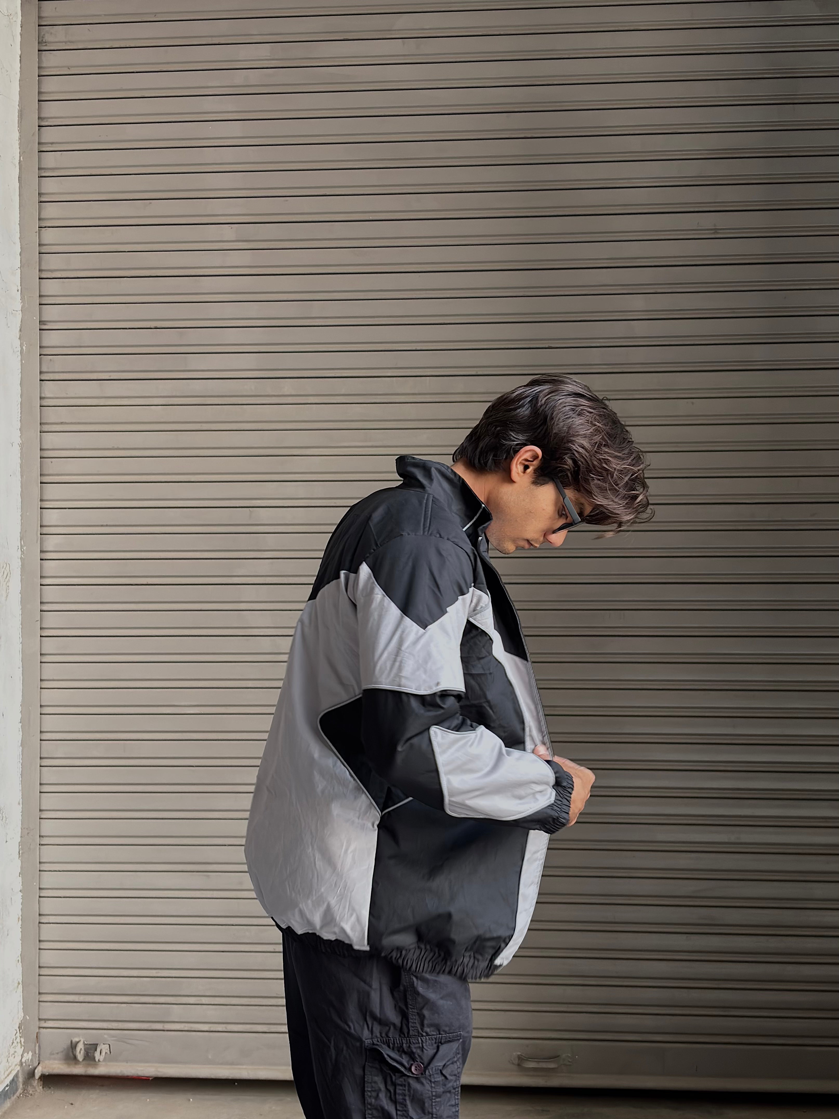 Uibok Reflective Parachute Summer Jacket – Lightweight, Breathable & Streetwear-Ready