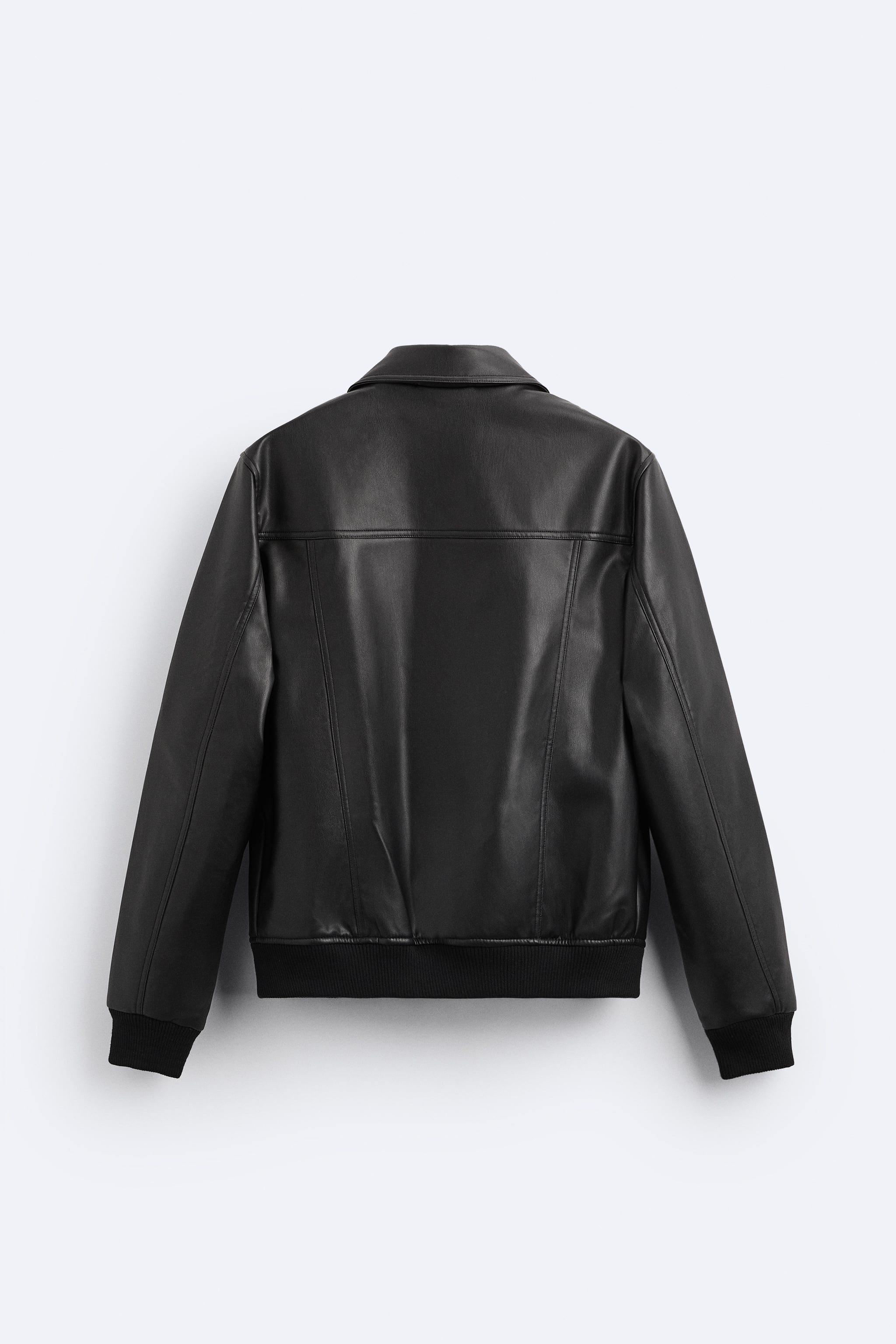 Black Foundry Classic Black Leather Zip Jacket