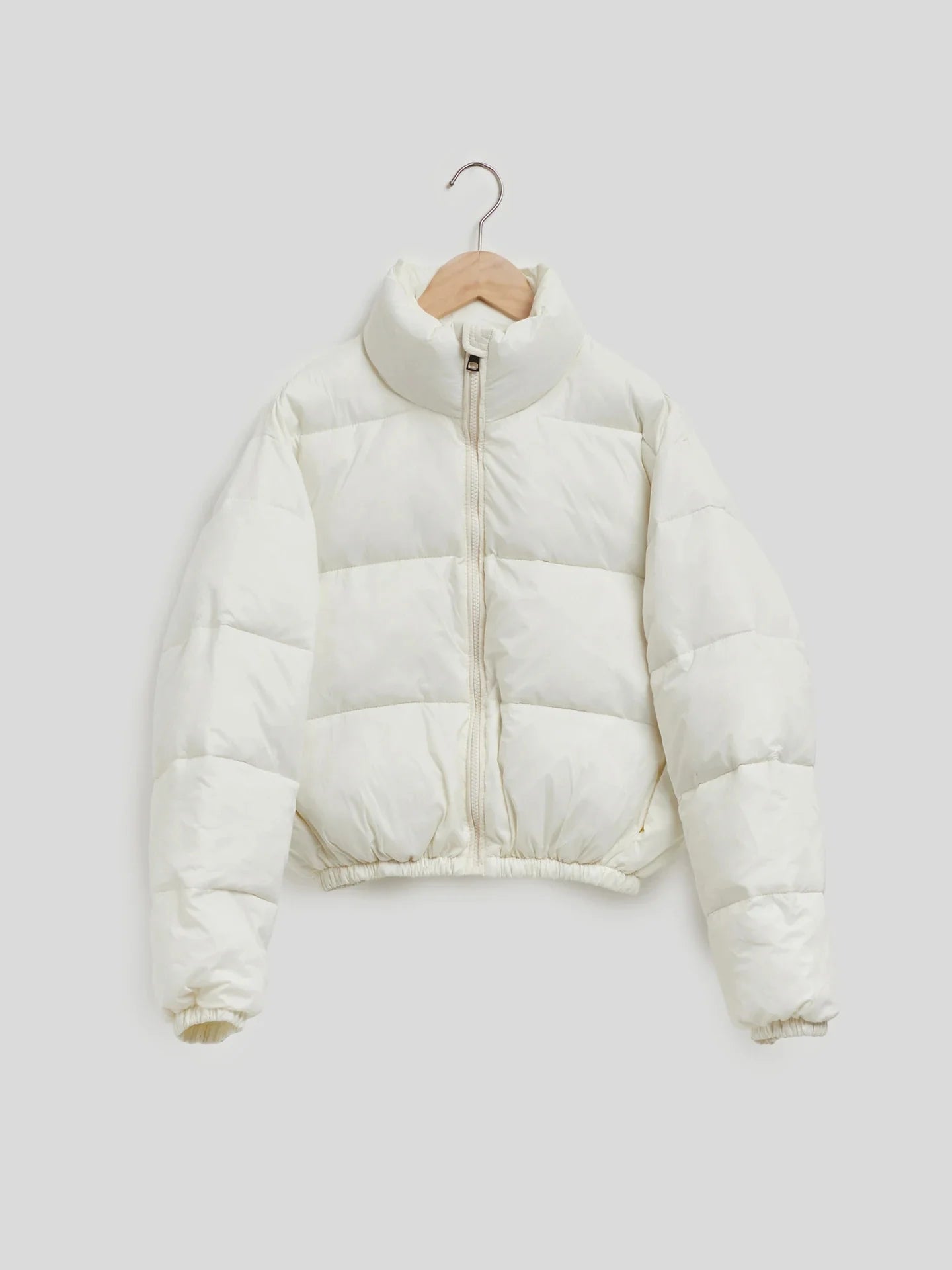 Women's black, white, blush, bloom, puffer jacket