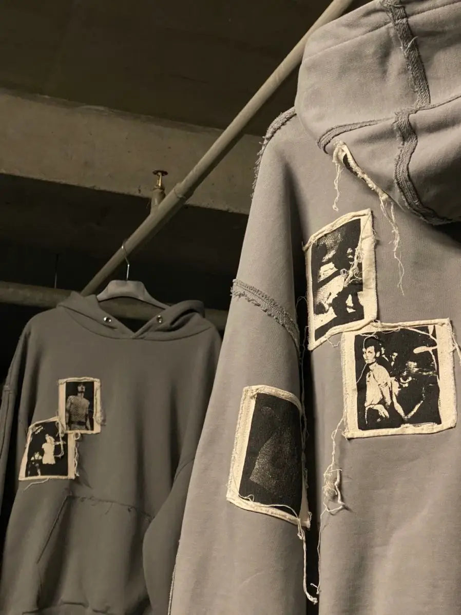 Uibok Newspaper Upside down Hoodie for summer