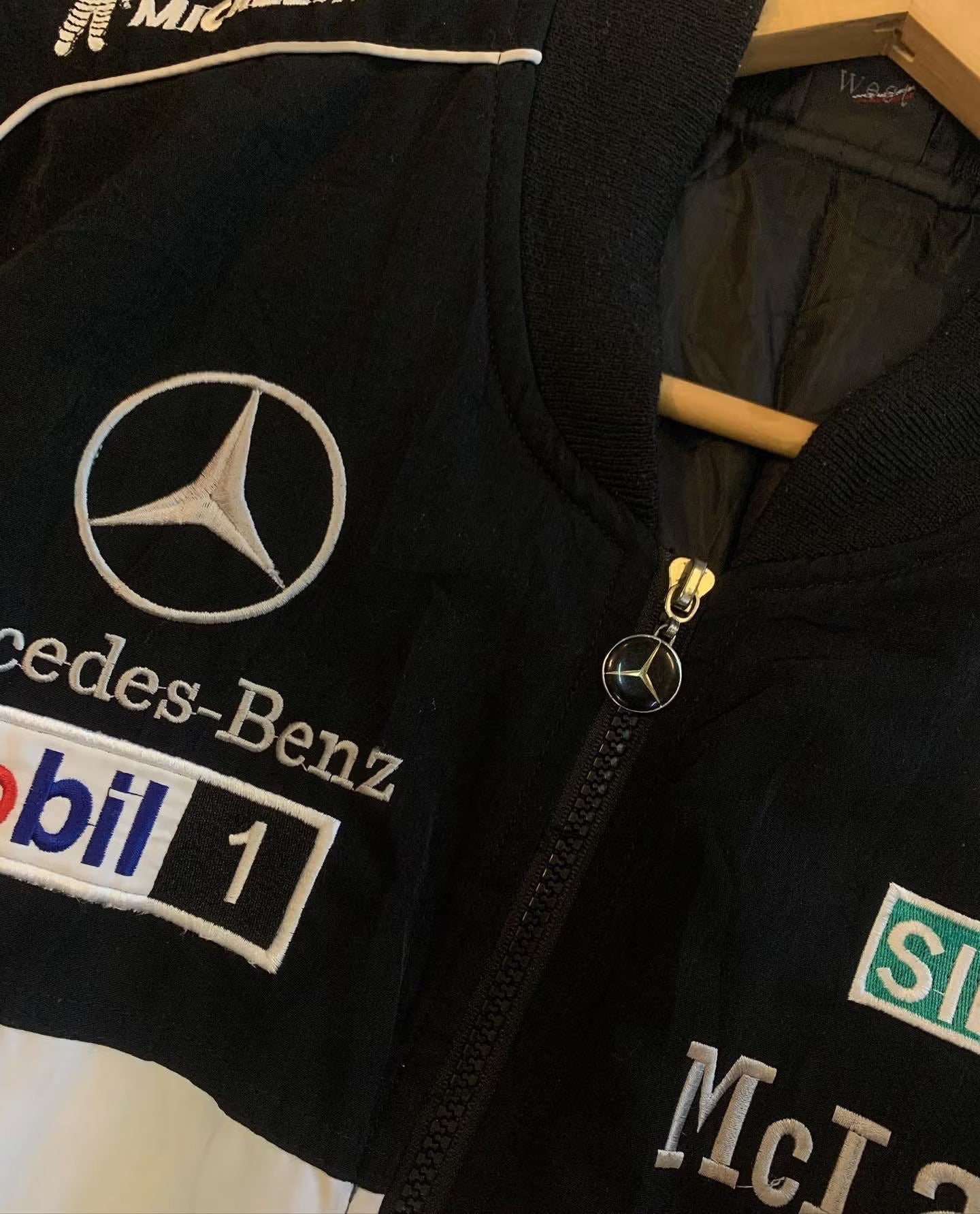 McLaren Vintage Printed Jacket | Classic Motorsport Apparel (Embroidered)