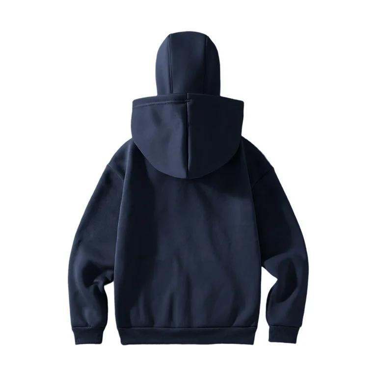 Navy Blue Red Ultimate Balaclava Hoodie | Stylish & Functional All Weather Essential