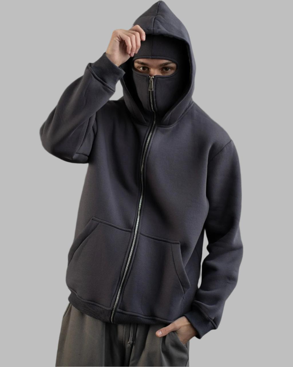 Ultimate Balaclava Hoodie | Stylish & Functional All Weather Essential Dark Grey