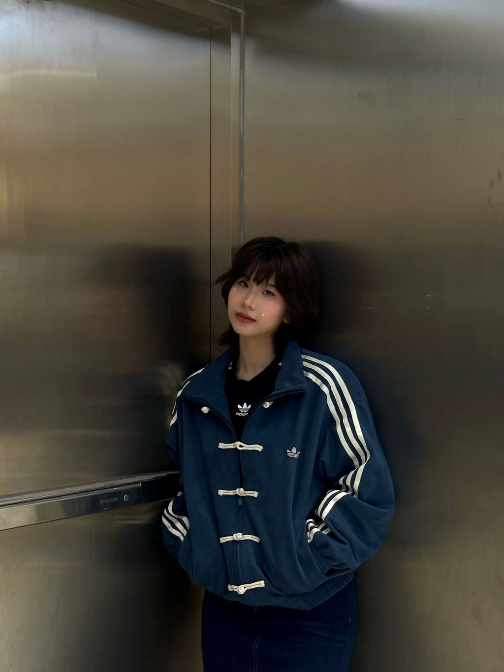 Lunar Blue Suede Street Jacket | CNY Special