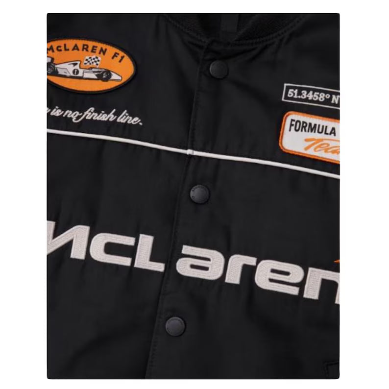 McLaren F1 Racing Jacket for Men | Premium Formula 1 Bomber Style Outerwear | Streetwear Winter Jacket India